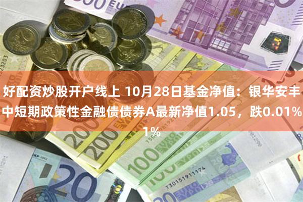 好配资炒股开户线上 10月28日基金净值：银华安丰中短期政策性金融债债券A最新净值1.05，跌0.01%