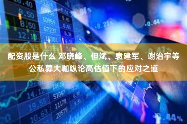 配资股是什么 邓晓峰、但斌、袁建军、谢治宇等公私募大咖纵论高估值下的应对之道