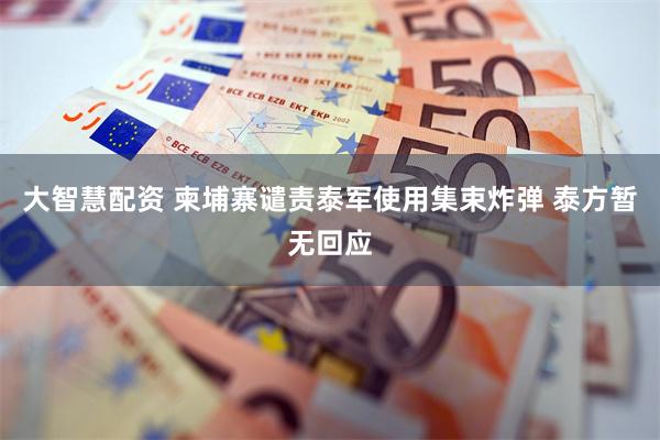 大智慧配资 柬埔寨谴责泰军使用集束炸弹 泰方暂无回应